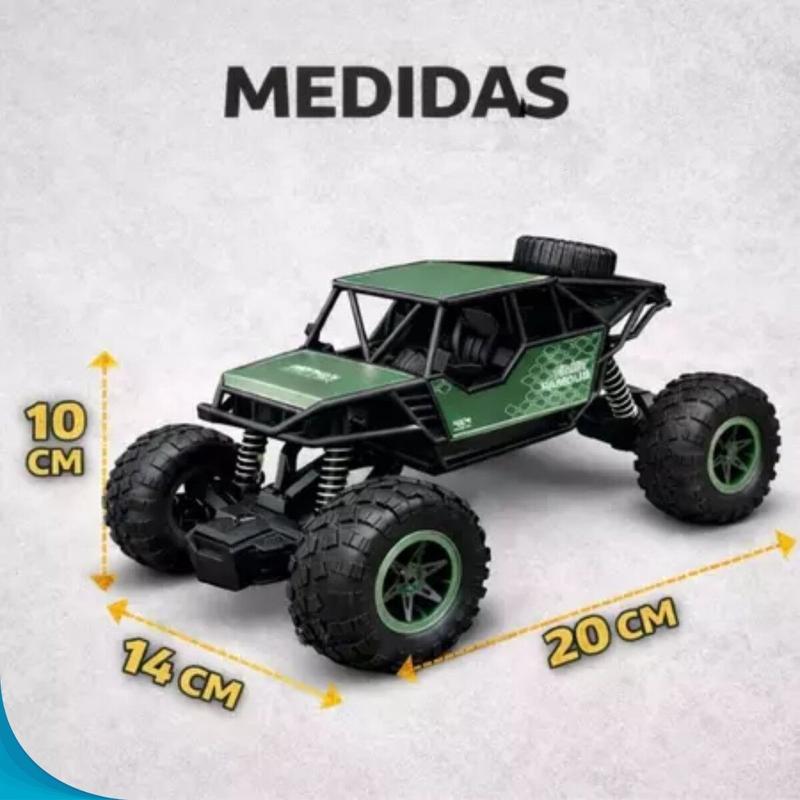 Carrinho Off Road RC 4x4 Pneus Grandes Alta Resistência Entrega